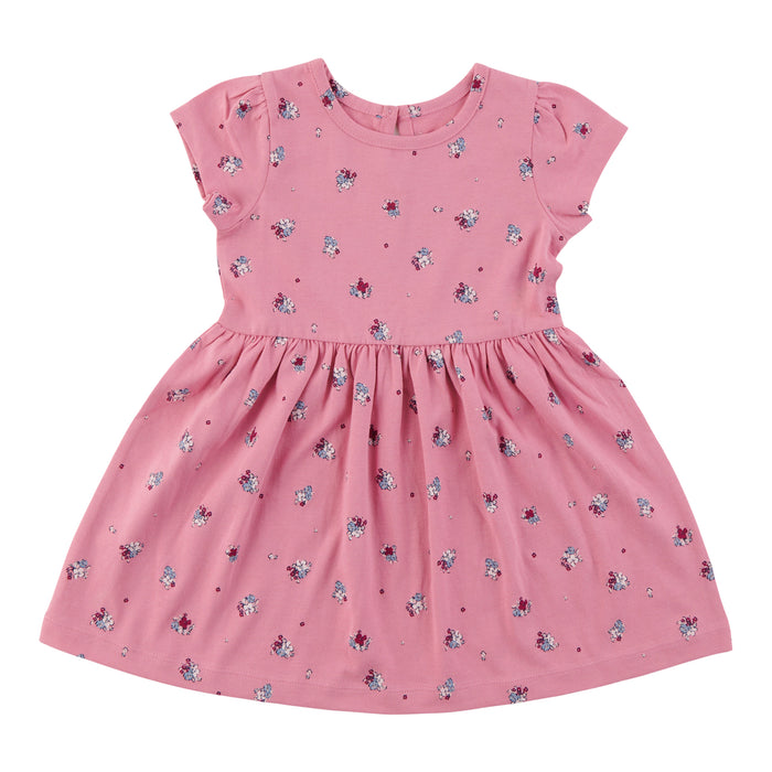 Robe imprimée à manches courtes Inspiration automnale MONKEY BARS pour bébés filles, 12 à 24 mois