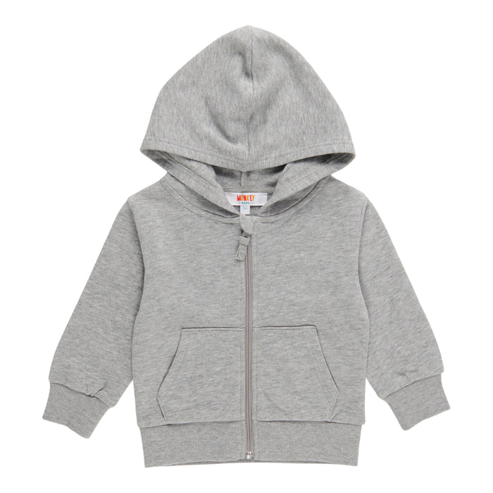 MONKEY BARS Infant Boys' Varsity Zip-Up Hoodie, 12-24 Month