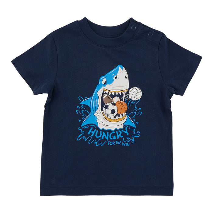 T-shirt imprimé à manches courtes Style universitaire MONKEY BARS pour bébés garçons, 12 à 24 mois
