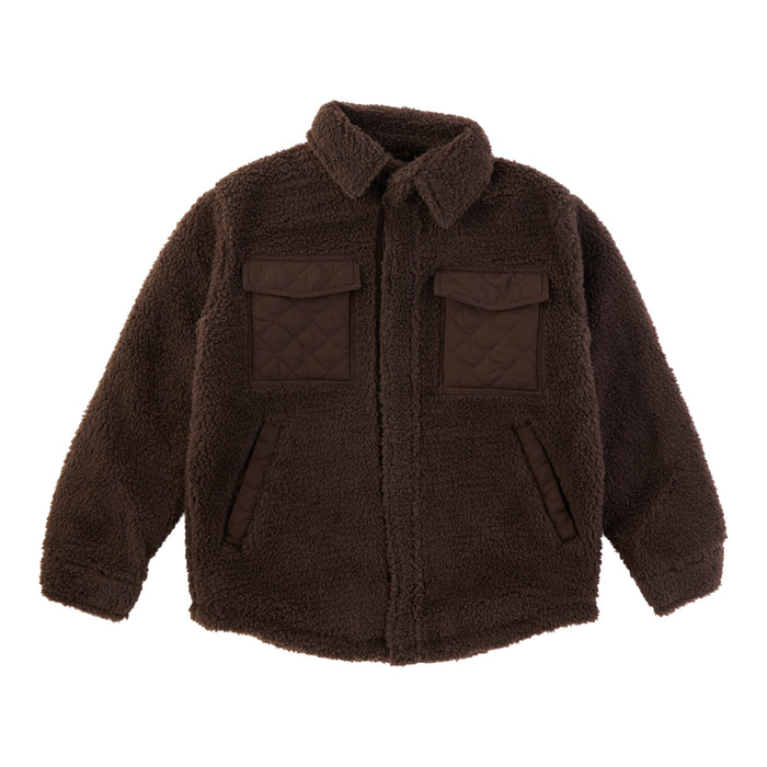 mySTYLE Women's Tonal Sherpa Jacket