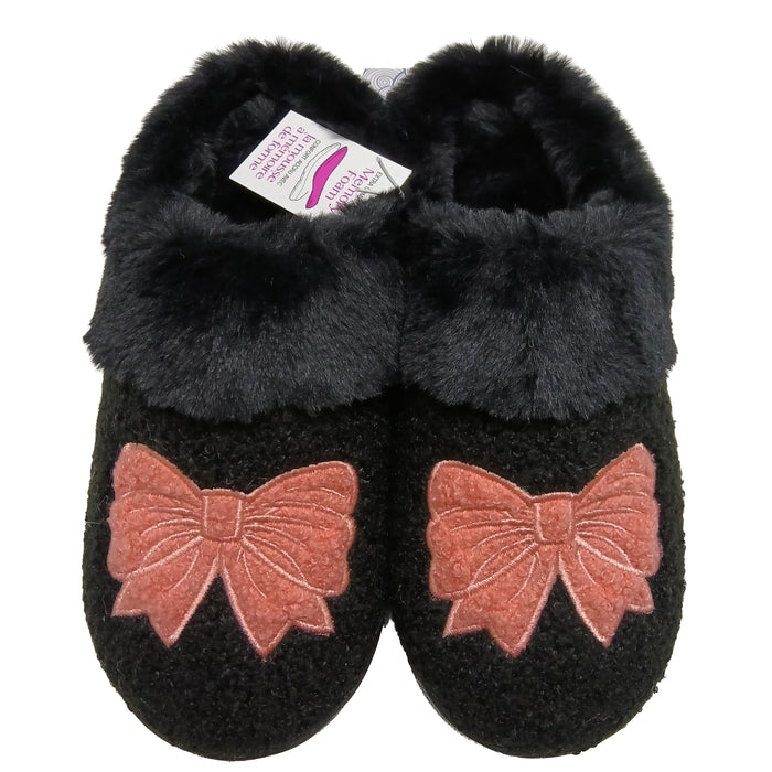 Carisma Women’s Plush Berber Scuff Slippers