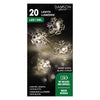 Guirlande de 20 icônes micropoints à DEL Danson Décor – 6,3 pi