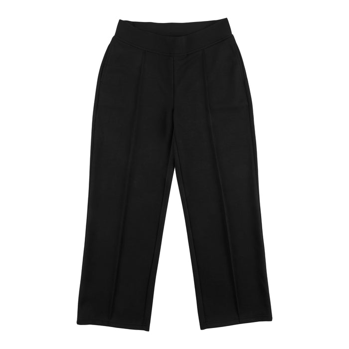 Pantalon d'aspect néoprène avec nervures taille petite lily morgan pour femmes