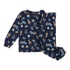 MONKEY BARS Infant Boys' Varsity Printed Long Sleeve PJ Set, 12-24 Month