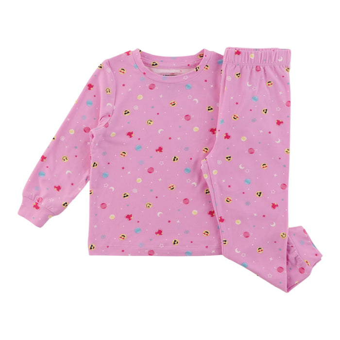 MONKEY BARS Infant Girls' Autumn Flair Printed Long Sleeve PJ Set, 12-24 Month
