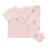 MONKEY BARS Infant Girls' Autumn Flair Printed Short Sleeve PJ Set, 12-24 Month