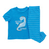 MONKEY BARS Infant Boys' Varsity Printed Short Sleeve PJ Set, 12-24 Month