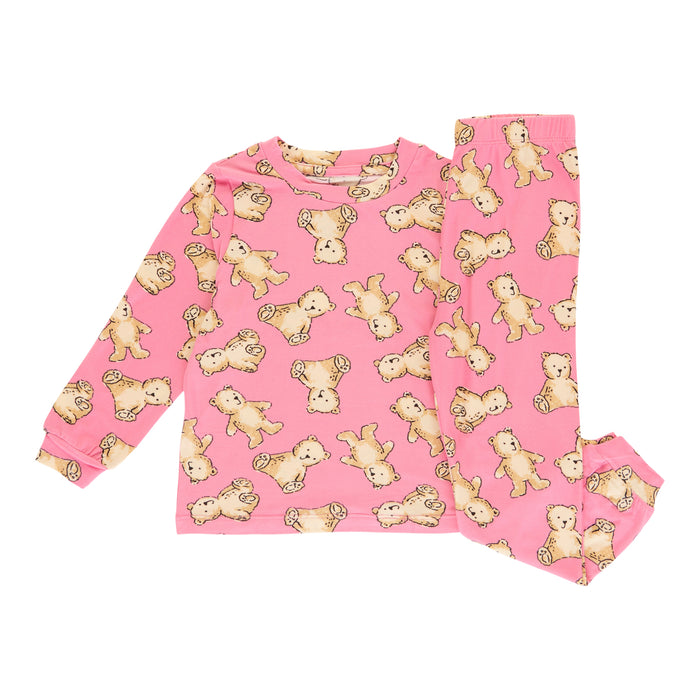 MONKEY BARS Infant Girls' Autumn Flair Printed Long Sleeve PJ Set, 12-24 Month