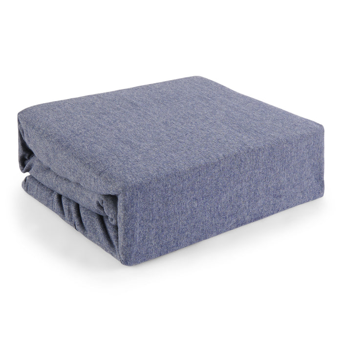 Ensemble drap-housse en jersey, lit une place, assortiment, 2 pièces