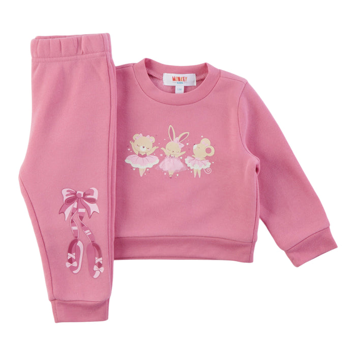 MONKEY BARS Infant Girls' Autumn Flair Printed Long Sleeve Set, 12-24 Month