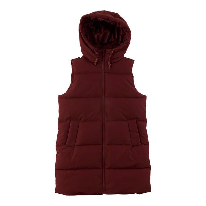mySTYLE Women's Long Line Zip-Up Vest