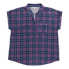 mySTYLE Women’s Plus Brushed Knit Plaid Shirt