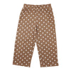 Capri de pyjama côtelé pour femmes, assorti