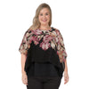 Blouse imprimée à effet superposé taille Plus lily morgan pour femmes