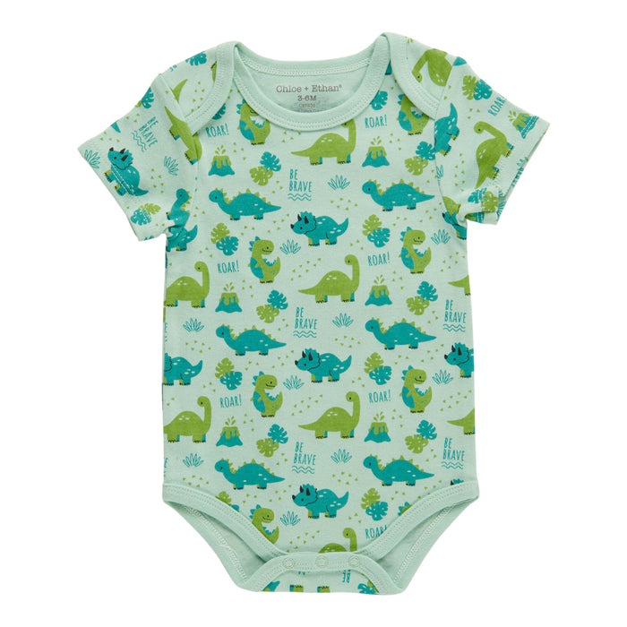 Infant Boys' Short Sleeve Printed Onesie, 0-24 Month