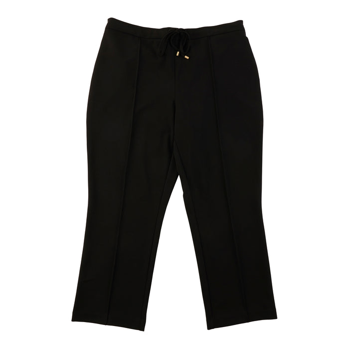 Pantalon avec nervures à jambe droite taille plus lily morgan pour femmes
