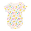 Infant Girls' Printed Short Sleeve Onesie, 0-24 Month