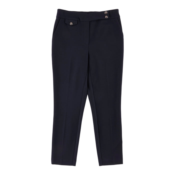 Pantalon plissé avec fentes et poche à montre lily morgan pour femmes