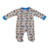 Infant Boys' Long Sleeve Printed Sleeper, 0-24 Month