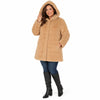 Manteau en similifourrure taille Plus mySTYLE pour femmes