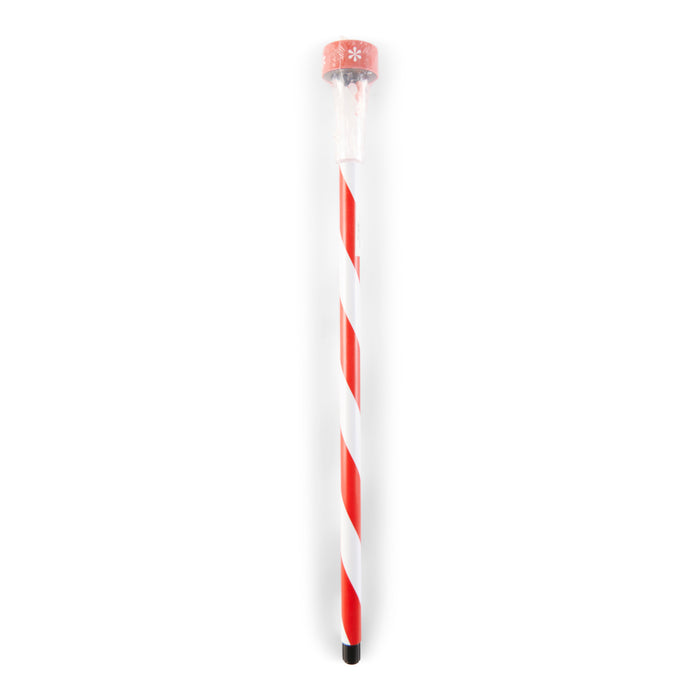 Lumière solaire sur piquet en forme de canne de bonbon, 27 po