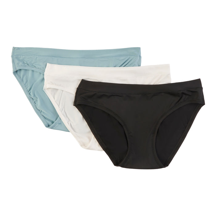 Women's Micro Stretch Bikini Underwear, 3-Pack