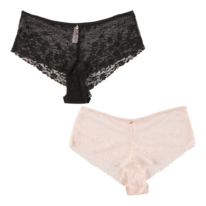 Culottes brésiliennes en dentelle Carisma pour femmes, ens. de 2