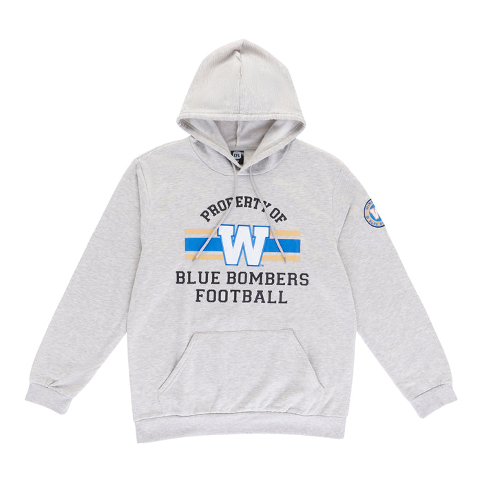 Haut à capuchon sous licence de la LCF pour hommes, Blue Bombers de Winnipeg