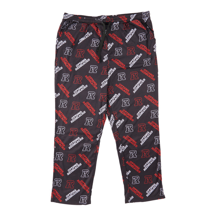 Pantalon de pyjama sous licence de la LCF pour hommes, Redblacks d’Ottawa