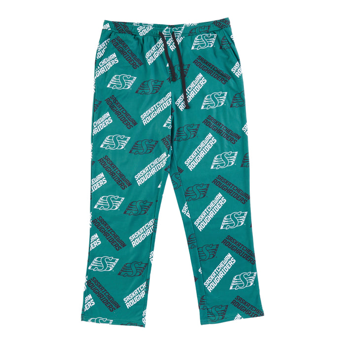CFL Men's Licensed Saskatchewan Roughriders PJ Pants