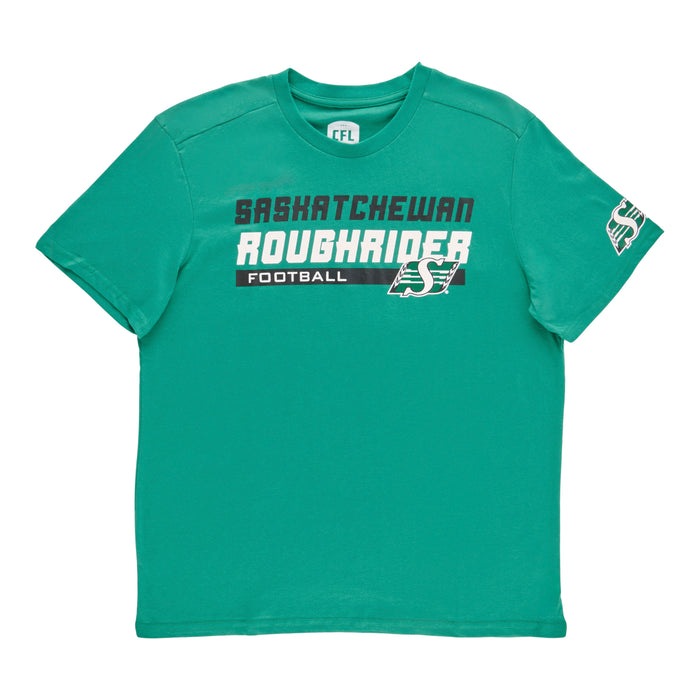 CFL Men's Licensed Saskatchewan Roughriders Short Sleeve T-Shirt