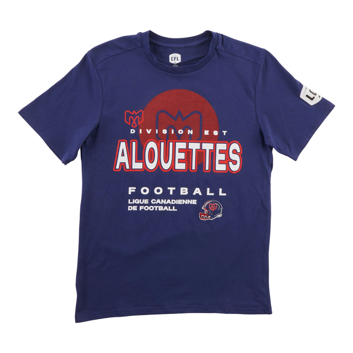 T-shirt à manches courtes sous licence LCF pour hommes, Alouettes de Montréal
