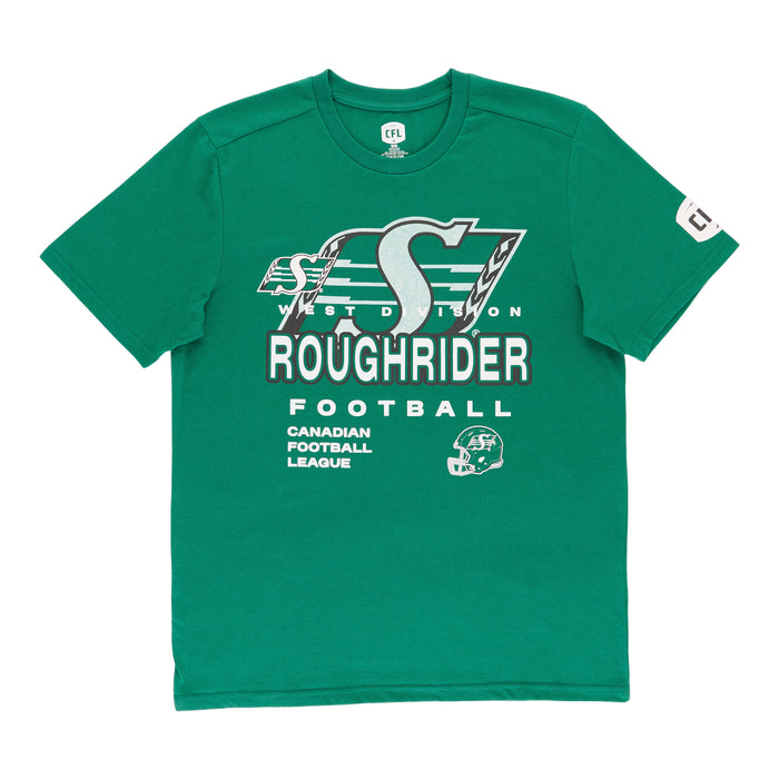CFL Men's Licensed Saskatchewan Roughriders Short Sleeve T-Shirt