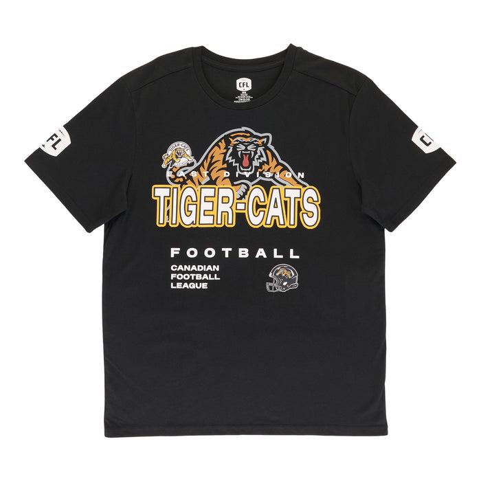 CFL Men's Licensed Hamilton Tiger-Cats Short Sleeve T-Shirt