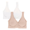 Carisma Women's Plus Seamless Comfort Bra, 2-Pack