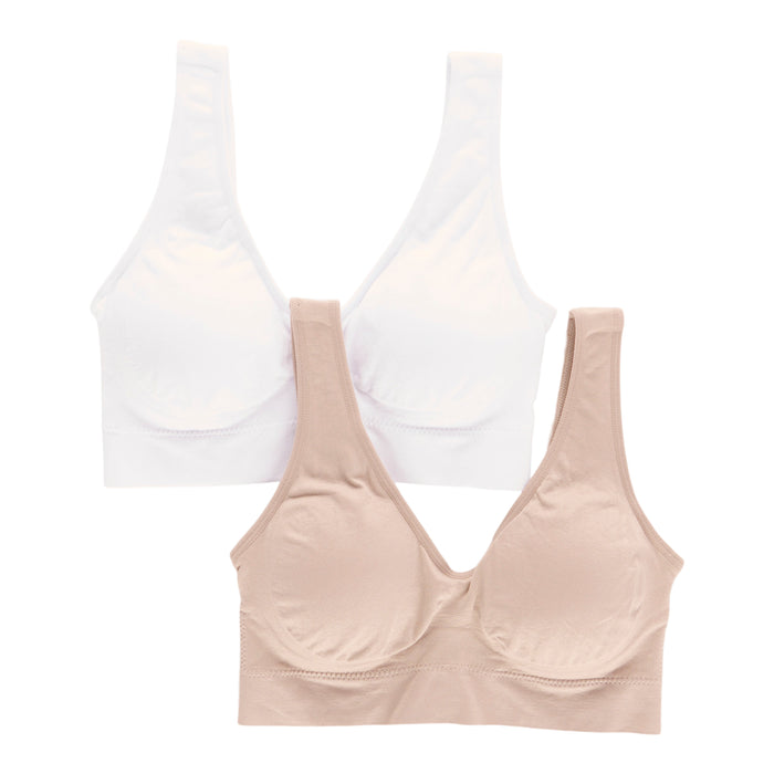 Carisma Women's Seamless Comfort Bra, 2-Pack