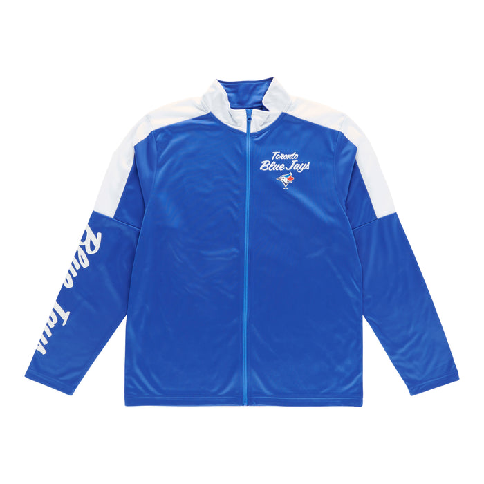 Veste à glissière sous licence de la MLB pour hommes, Blue Jays de Toronto