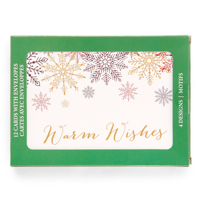 Holiday Greeting Cards, English, 12 Pack