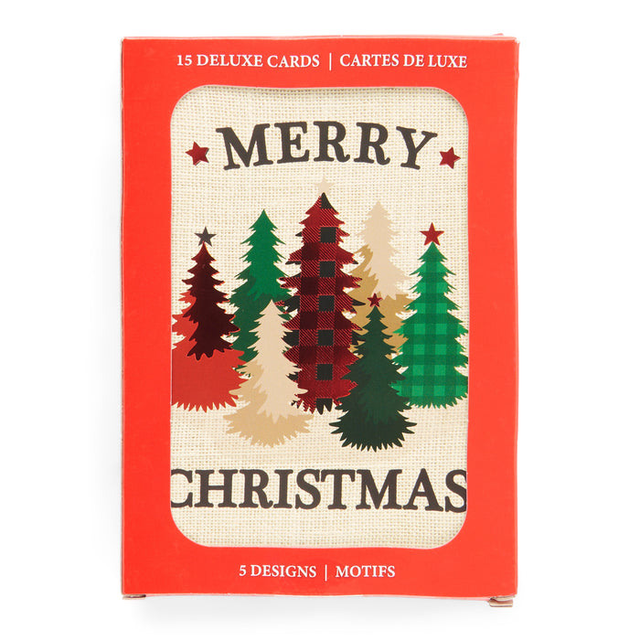 Glitter Cards, English, 15 Pack