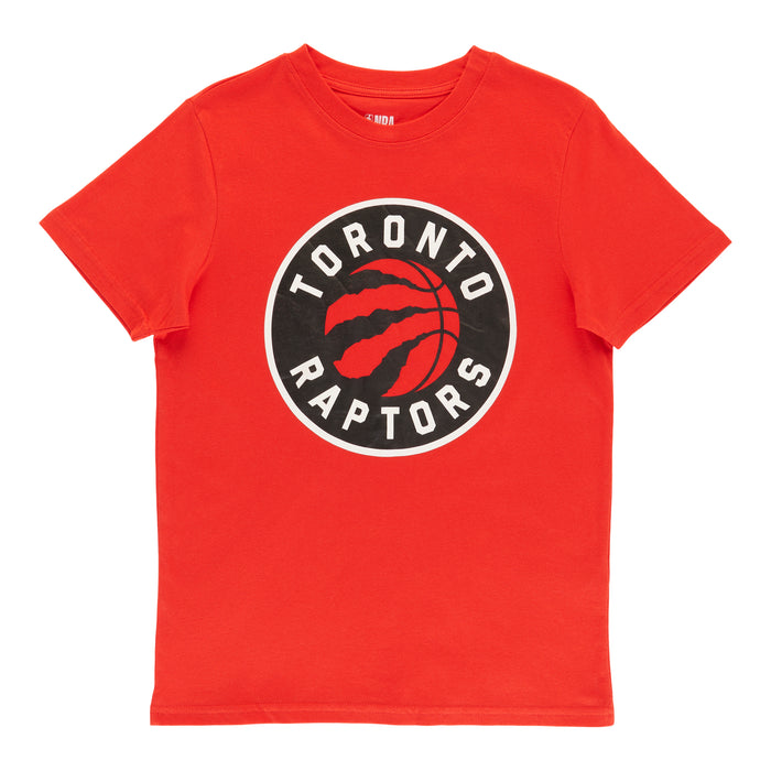 Tee-shirt à manches courtes des Raptors de Toronto sous licence (NBA) pour garçons