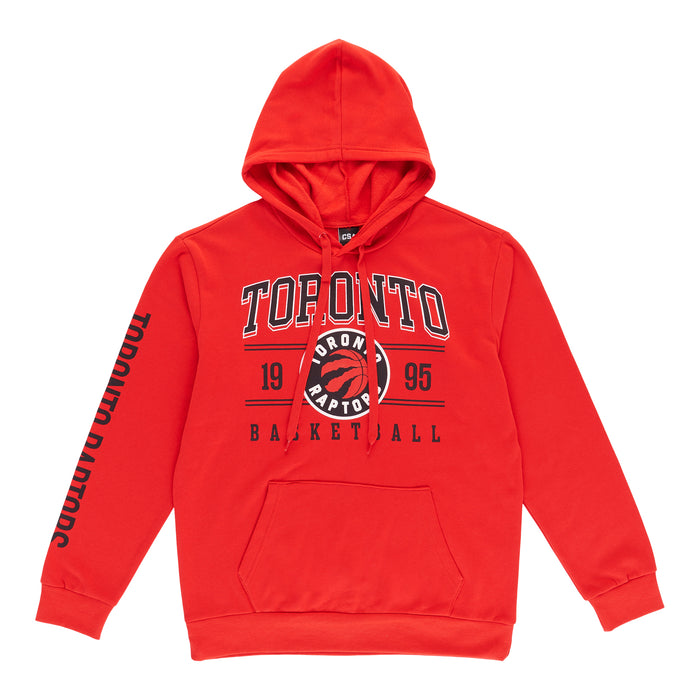 Haut à capuchon sous licence de la NBA pour hommes, Raptors de Toronto