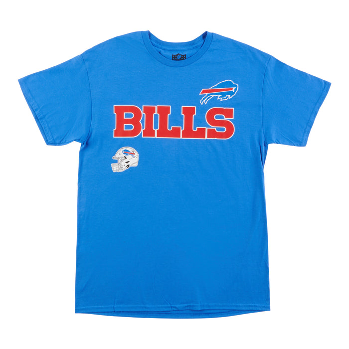 T-shirt à manches courtes sous licence de la NFL pour hommes, Bills de Buffalo