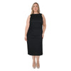 Robe mi-longue froncée en tricot taille Plus lily morgan pour femmes