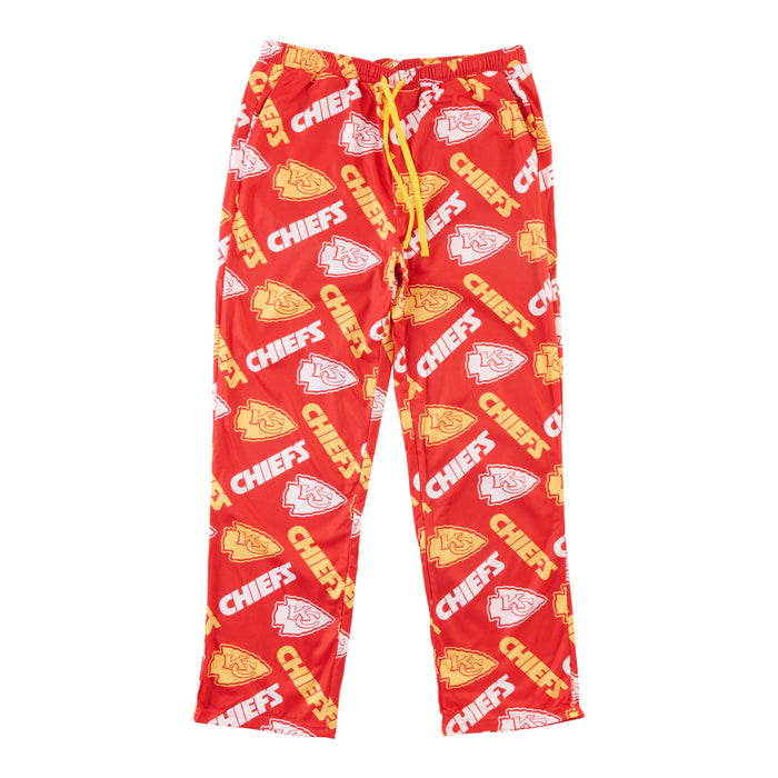 Pantalon de pyjama Chiefs de Kansas City de la NFL sous licence pour hommes