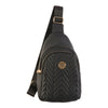 Sac à bandoulière à motif chevron