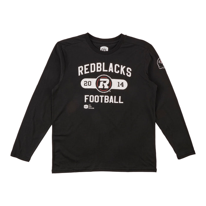 CFL Men's Licensed Ottawa Redblacks Long Sleeve T-Shirt