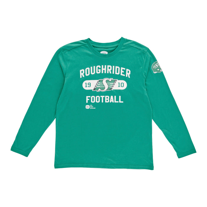 CFL Men's Licensed Saskatchewan Roughriders Long Sleeve T-Shirt