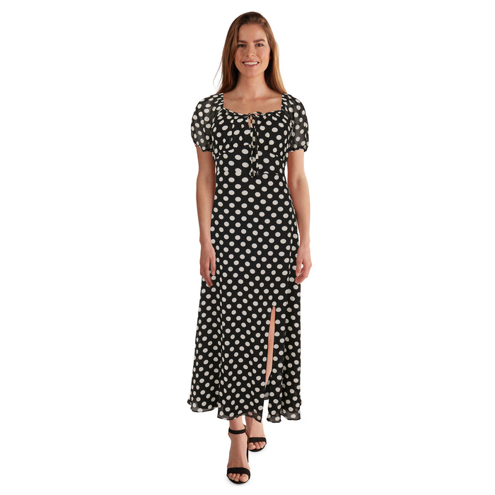 lily morgan Women's Cap Sleeve Midi Dress