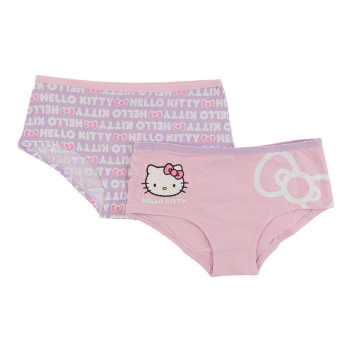 Girls' Licensed Hello Kitty Hipster Underwear, 2-Pack