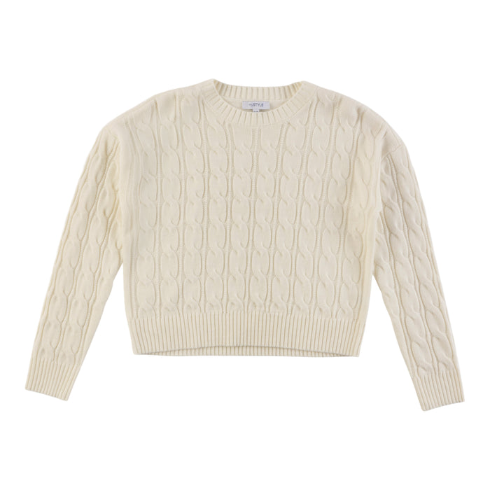 mySTYLE Women's Cable Knit Sweater